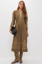 Khaki Feliana Dress